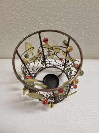 Set 4 Portacandele + Candela Pera