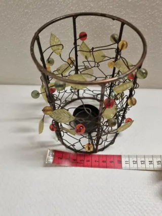 Set 4 Portacandele + Candela Pera