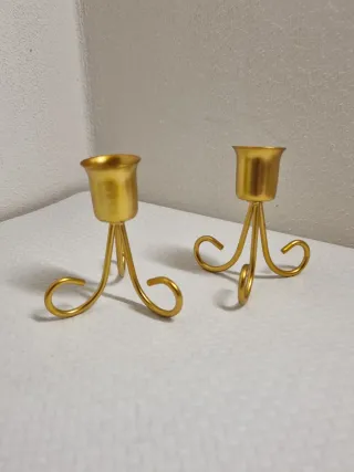 Set 4 Portacandele + Candela Pera