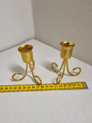 Set 4 Portacandele + Candela Pera