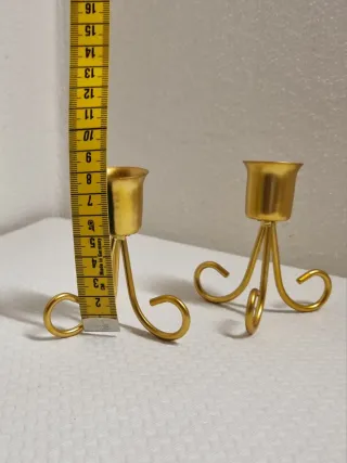 Set 4 Portacandele + Candela Pera