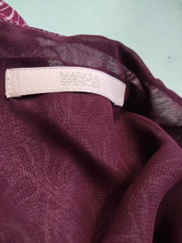 Falda  estampada morada