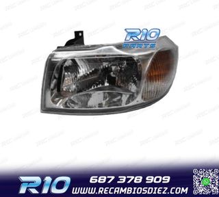 FARO IZQ FORD TRANSIT 00-06 FONDO CROMO