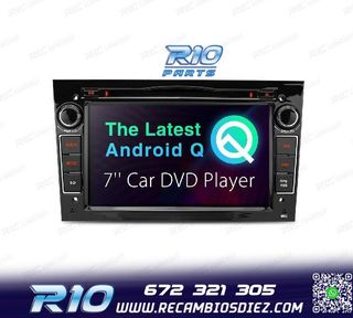 RADIO GPS ANDROID 11 PARA OPEL ASTRA H VIVARO ZAFIRA VECTRA