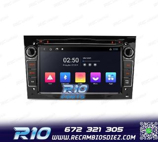 RADIO GPS ANDROID 11 PARA OPEL ASTRA H VIVARO ZAFIRA VECTRA