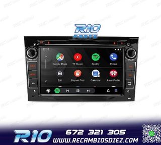 RADIO GPS ANDROID 11 PARA OPEL ASTRA H VIVARO ZAFIRA VECTRA