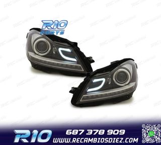FAROS MERCEDES W204 11-14 LUZ DIURNA LED TUBE LIGHT + LED FO