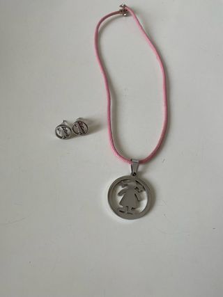 Conjunto collar y pendientes