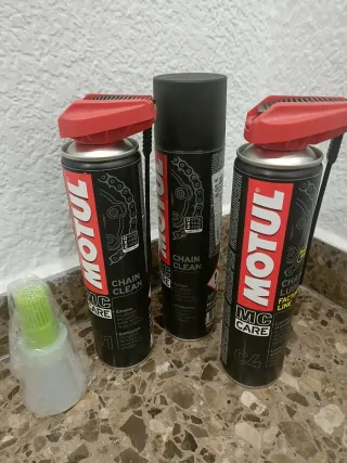 Kit Limpieza Cadena Moto Motul