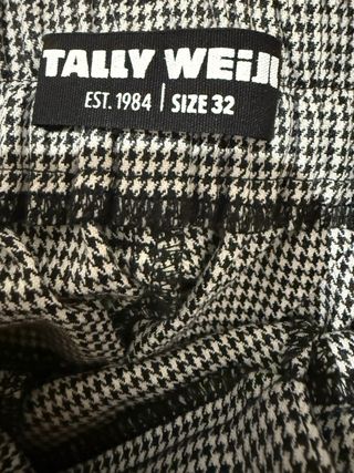 Pantaloni leggeri a scacchi sportivo/elegante