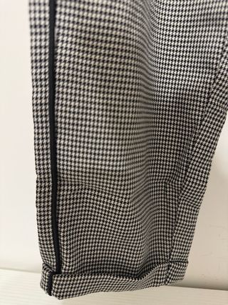 Pantaloni leggeri a scacchi sportivo/elegante