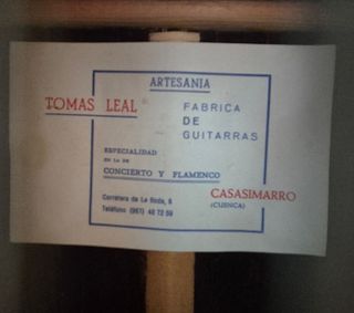 Laúd de concierto. Tomas Leal.