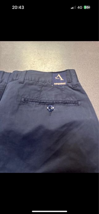 Pantaloncini Asquani Blu Taglia 50