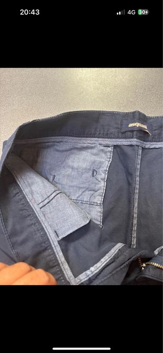Pantaloncini Asquani Blu Taglia 50