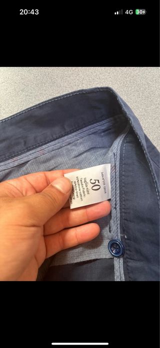 Pantaloncini Asquani Blu Taglia 50