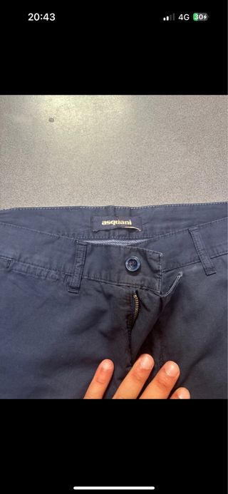 Pantaloncini Asquani Blu Taglia 50