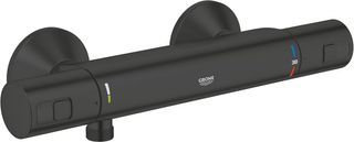 GROHE Kit Doccia Nero Opaco Miscelatore + Asta