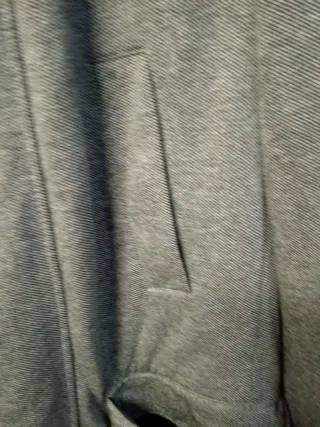 Abrigo Zara Gris Hombre