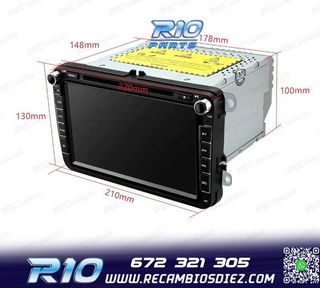 RADIO GPS ANDROID 14 PARA VOLKSWAGEN VW GOLF POLO PASSAT CAD
