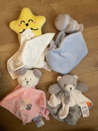 4 Dou-dous peluche mantita para bebé