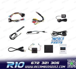RADIO GPS ANDROID 13 PARA VOLKSWAGEN VW SEAT SKODA TOURAN 7"