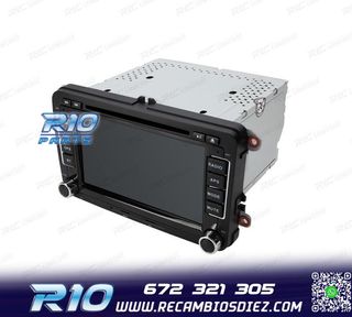 RADIO GPS ANDROID 13 PARA VOLKSWAGEN VW SEAT SKODA TOURAN 7"