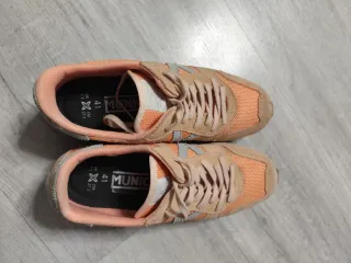 Zapatillas Munich Beige y Naranja
