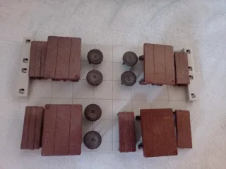 Mesas y bancos Playmobil banquete medieval