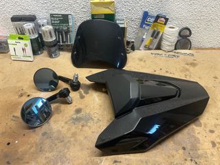 Colin, cúpula y retrovisores CB650R