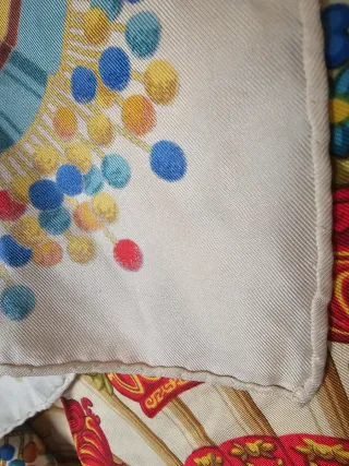 Pañuelo Seda Loewe Abanicos Multicolor