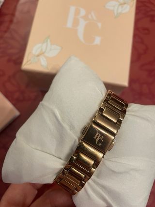 Orologio donna B&G oro e bianco