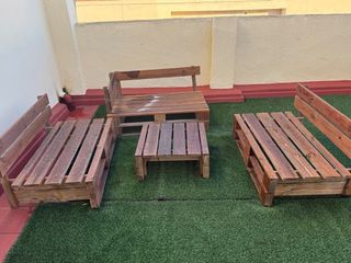 Conjunto de muebles de palets