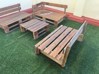 Conjunto de muebles de palets