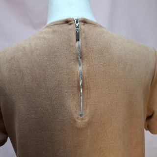 Vestido efecto ante camel Primark