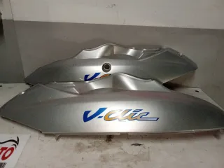 Chapa Trasera Peugeot V-Clic Plata