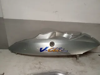 Chapa Trasera Peugeot V-Clic Plata