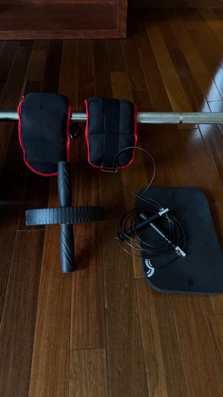 Equipo de pesas con discos