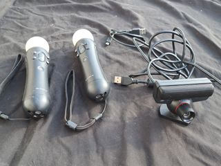 Mandos PS3 Move + Cámara