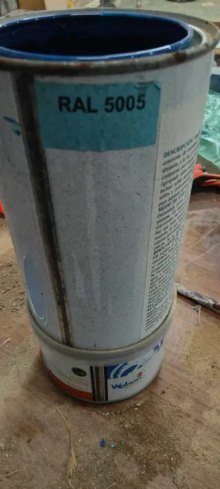 Esmalte Poliuretano Azul Ral 5005