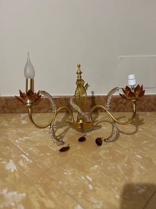 Applique Barocco Oro e Cristallo