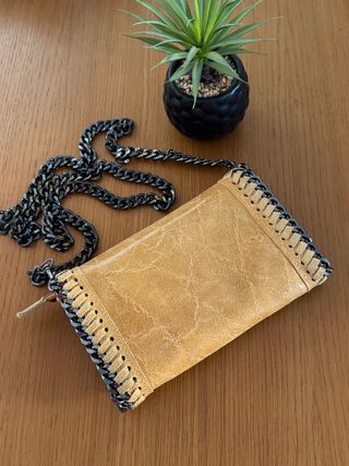 Bolso bandolera de piel