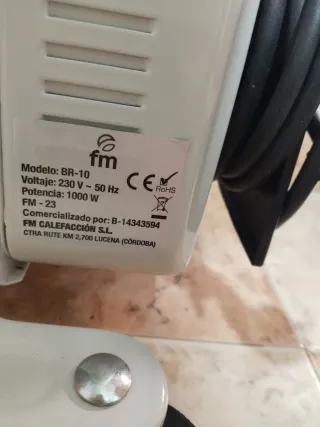 Radiador eléctrico FM