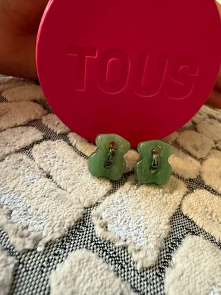 Pendientes Oso Tous Verdes