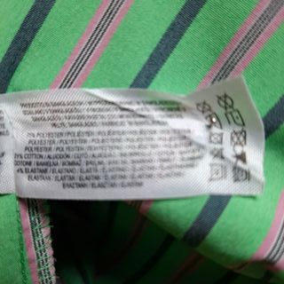 Camisa de rayas verde y rosa Primark