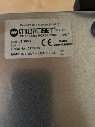 Fuente de Alimentación PRO  Microset LT100S