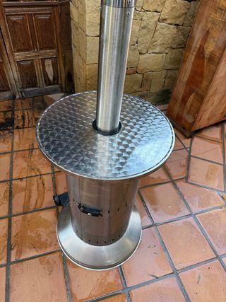 Calentador Exterior Gas Enders Acero Inox,