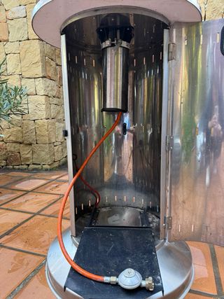 Calentador Exterior Gas Enders Acero Inox,