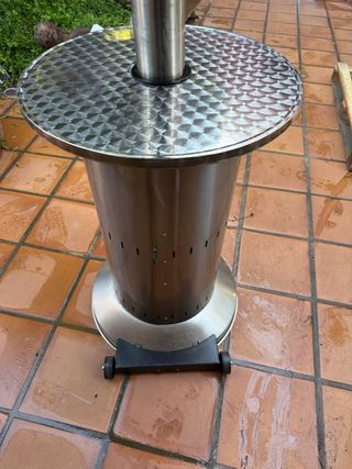 Calentador Exterior Gas Enders Acero Inox,