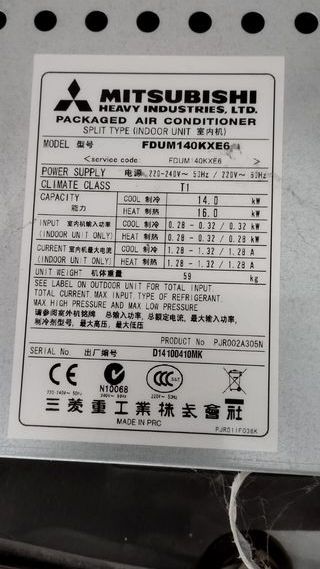Conductos Aire Acondicionado Mitsubishi Heavy Indu