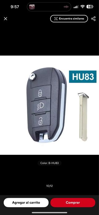 OFERTA LLAVE CON MANDO CITROEN-PEUGEOT